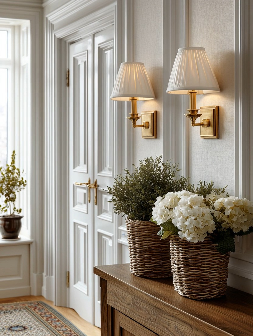 One of the oldest lighting styles is finding its place beautifully in modern homes again.

Wall sconces have been part of elegant interiors for centuries—from European homes and grand hotels to palaces and beautifully collected designer spaces. What makes them feel especially relevant today is the way we’re decorating modern homes: not entirely new, not entirely traditional, but with a thoughtful balance of both.

A classic brushed gold wall sconce with an ivory shade does exactly that. The gold brings warmth and history, while the clean ivory shade keeps it light, fresh and incredibly easy to incorporate.

Use a pair in a hallway, beside a mirror, around artwork, in a bedroom or anywhere you want soft layered lighting without taking up surface space.

And this combination? Ivory + brushed gold works with almost everything—dark walls, light walls, natural wood, bold color or a completely neutral room.

A little old. A little new. Completely timeless.

Explore our curated wall sconces to bring this classic lighting detail into your home.

#wallsconces #lightingdesign #brushedgold #interiordesign 

 #LTKHome