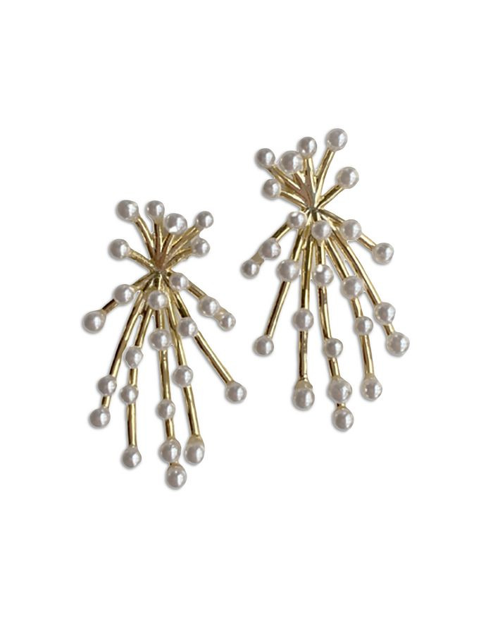 Imitation Pearl Babies Breathe Drop Earrings in 14K Gold Plated | Bloomingdale's (US)