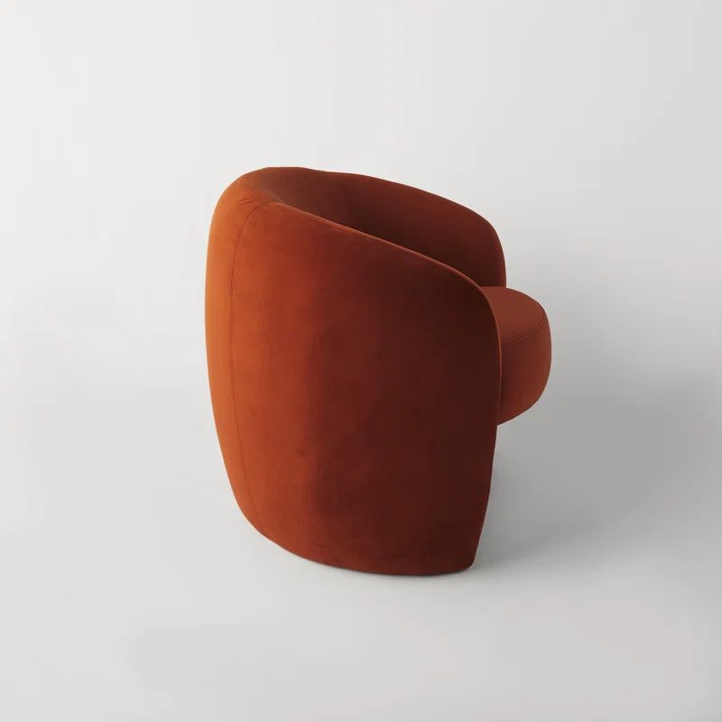 Kearney 35.43" W Polyester Blend Barrel Chair | Wayfair North America