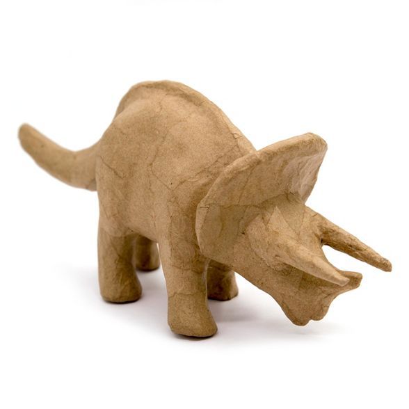 Kid Made Modern Dinosaur Triceratops Figurine - Kraft | Target