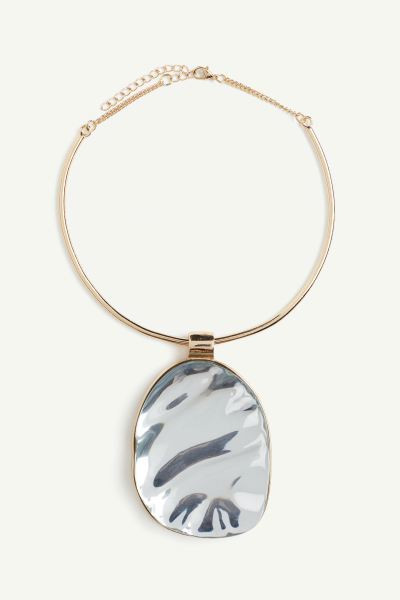 Short Pendant Necklace - Gold-colored/silver-colored - Ladies | H&M US | H&M (US + CA)