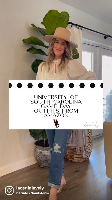 University of South Carolina inspired game day outfits! Comment what team you'd like to see next. you know where to go to find these!
#universityofsouthcarolina #gamecocknation
#uscgamecocks #gamedayoutfit #footballstyle
#gamedayreel #outfitreel #outfitreels
#reeloutfit #floridainfluencer #spacecoastliving
#spacecoastflorida #palmbayfl
#melbourneflorida #melbournefl
#garnetandblack

#LTKSeasonal #LTKstyletip #LTKU
