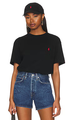 Polo Ralph Lauren Pocket Tee in Black from Revolve.com | Revolve Clothing (Global)