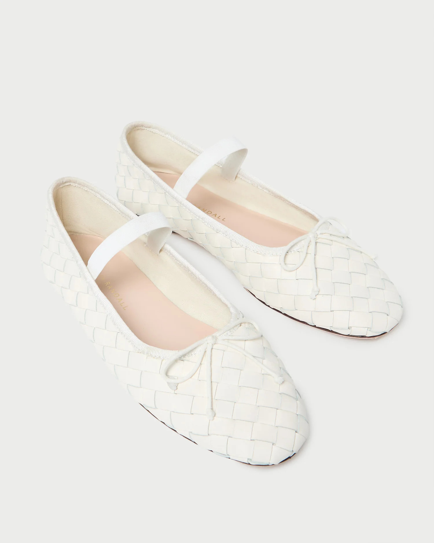 Leonie Cream Woven Ballet Flat | Loeffler Randall