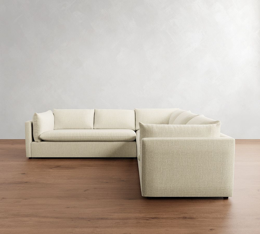 Palmetto 3-Piece L-Shaped Sectional (116") | Pottery Barn (US)