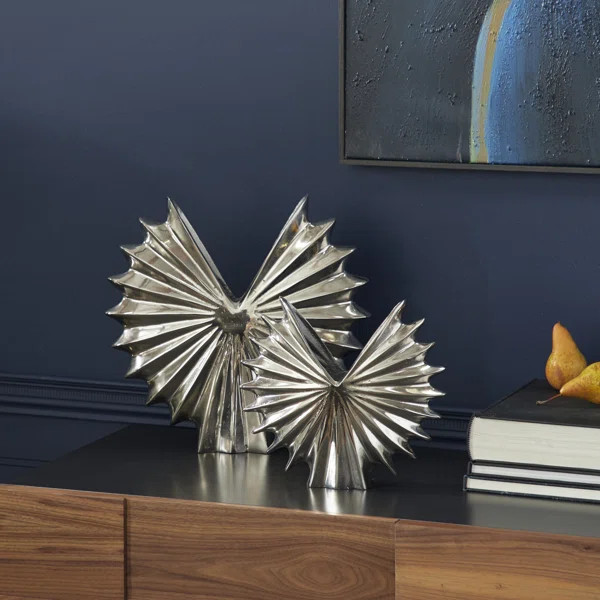 2 piece masuda aluminum table vase set | Wayfair North America
