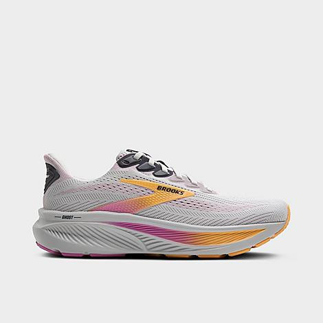 Brooks Women's Ghost 17 Running Shoes in Oyster/Apricot/Pink Size: 11.5 | Finish Line (US)