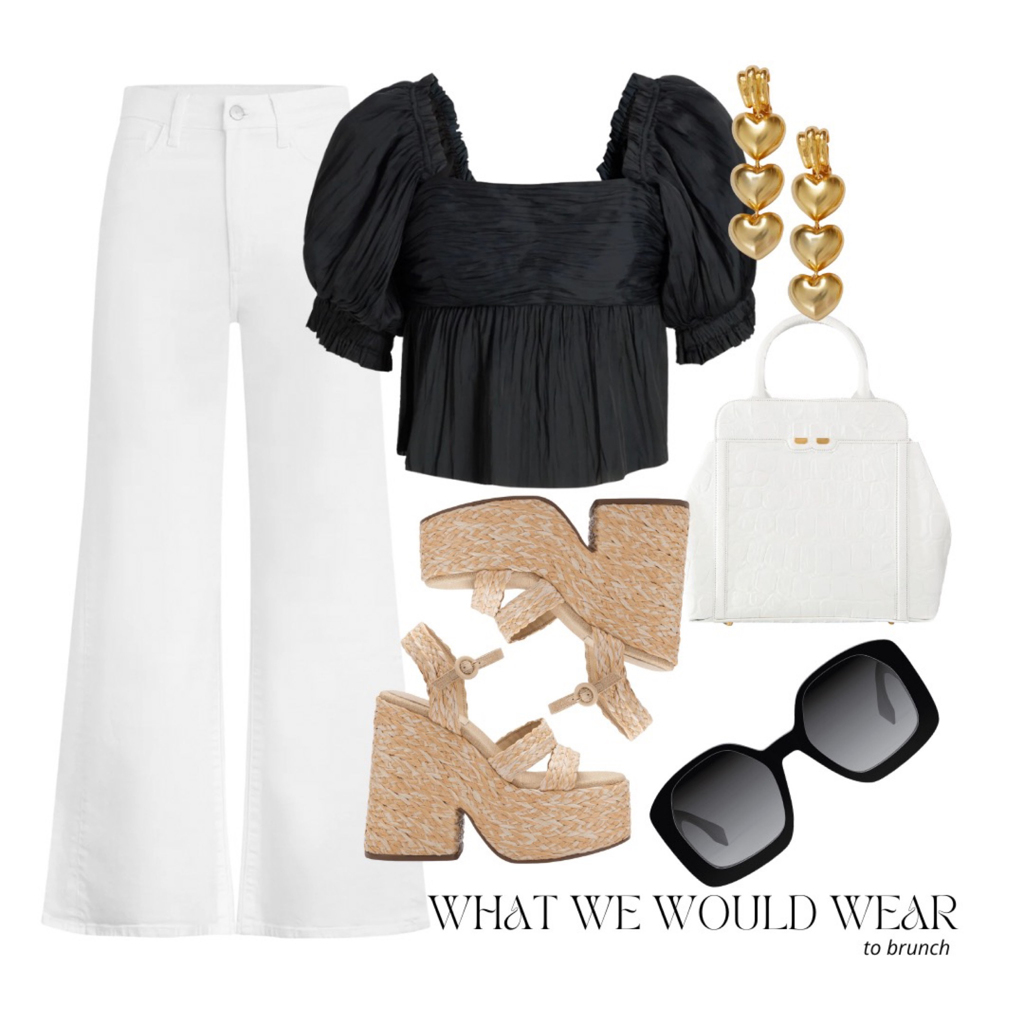 Spring brunch outfit 
