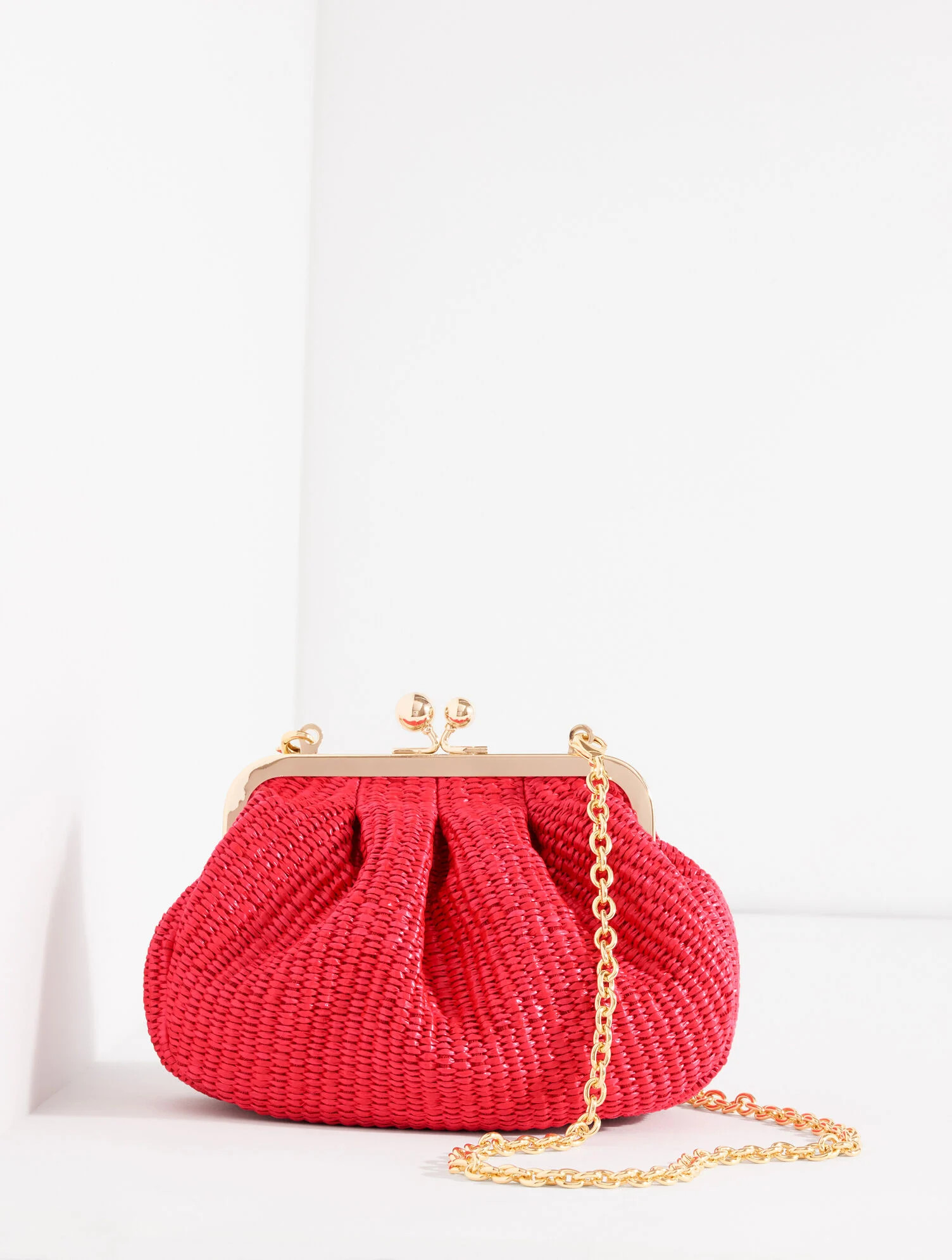 RSVP Gathered Frame Clutch | Talbots