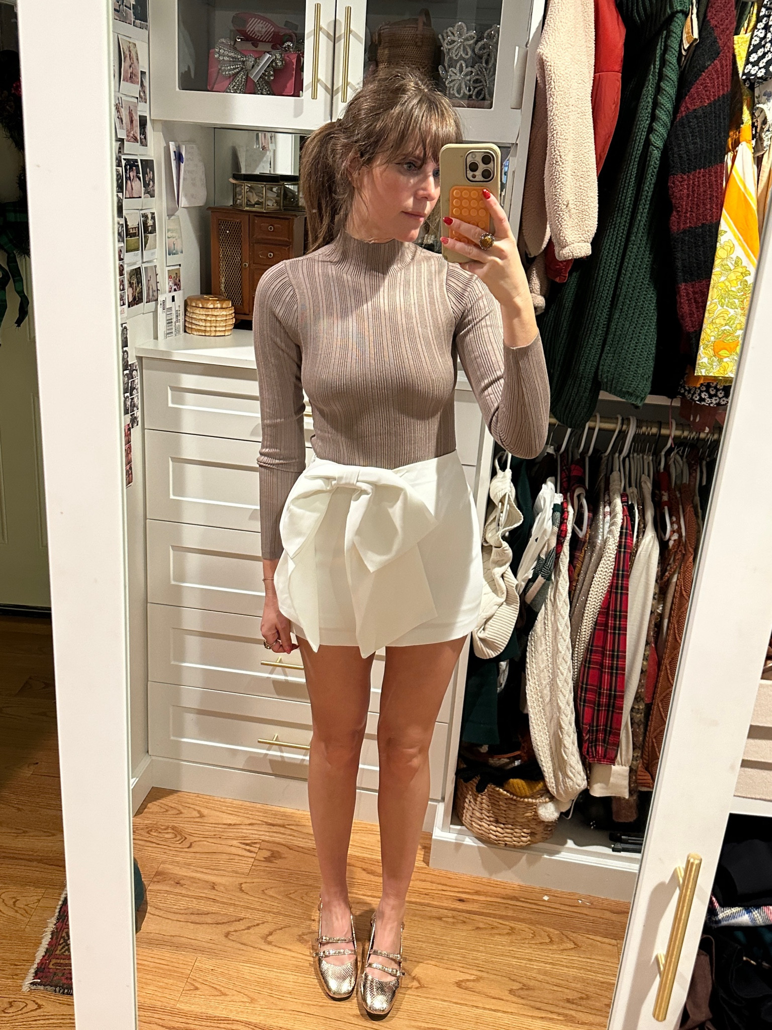 Holiday bow skirt 

#LTKGiftGuide #LTKHoliday #LTKSeasonal