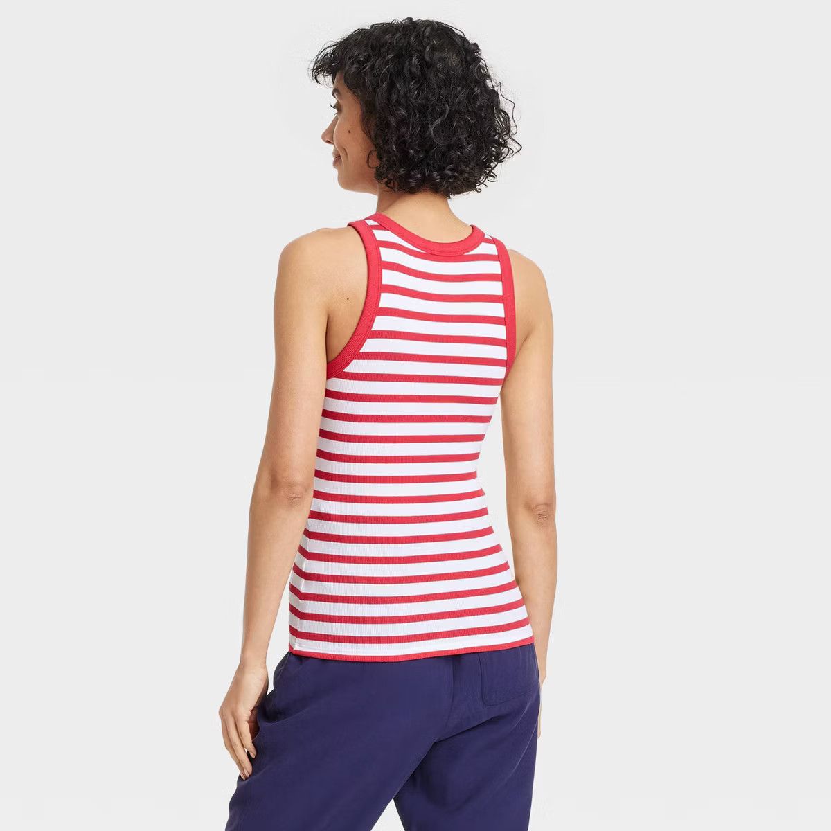 Women's Slim Fit Ribbed Tank Top - A New Day™ | Target