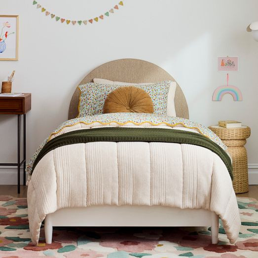 Jersey Linear Cloud Comforter & Shams | West Elm (US)