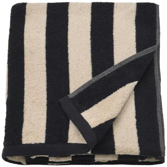 Striped Cotton Bath Sheet - Soft & Absorbent Body Towel with Hanging Loop - Durable Towel for Bat... | Amazon (US)