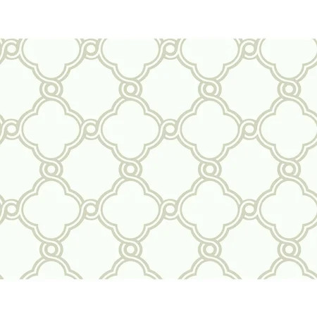 Black & White Open Trellis Wallpaper | Walmart (US)