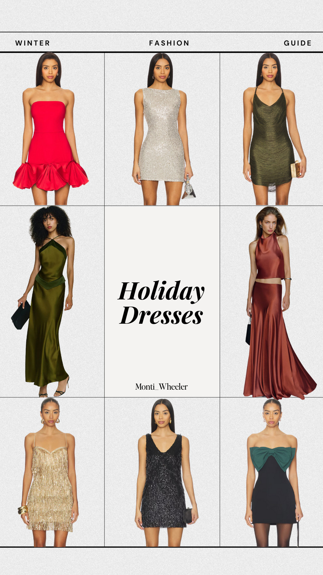 The Holiday dress edit.  

 #LTKHoliday #LTKootd #LTKWedding