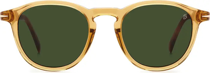David Beckham Eyewear 49mm Round Sunglasses | Nordstrom | Nordstrom
