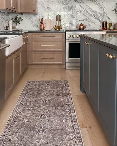 Kitchen runner in Antique Moss! Can’t recommend this enough! Use these rug grippers (they won’t damage floors!) for a super flat lay. 

#LTKHome #LTKFindsUnder100 #LTKStyleTip