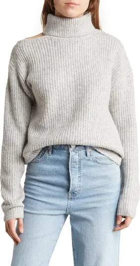Cutout Turtleneck Sweater | Nordstrom Rack
