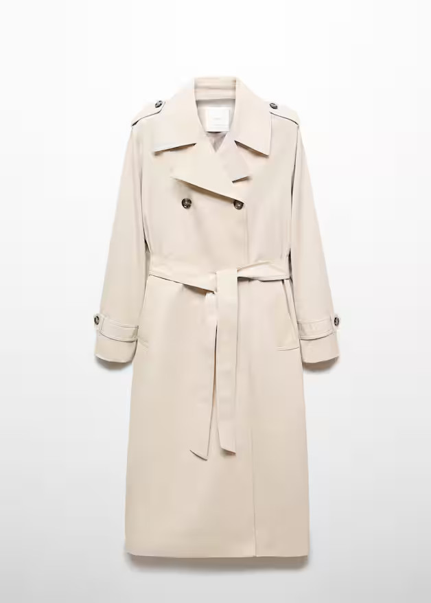 Double-button trench coat | MANGO (US)