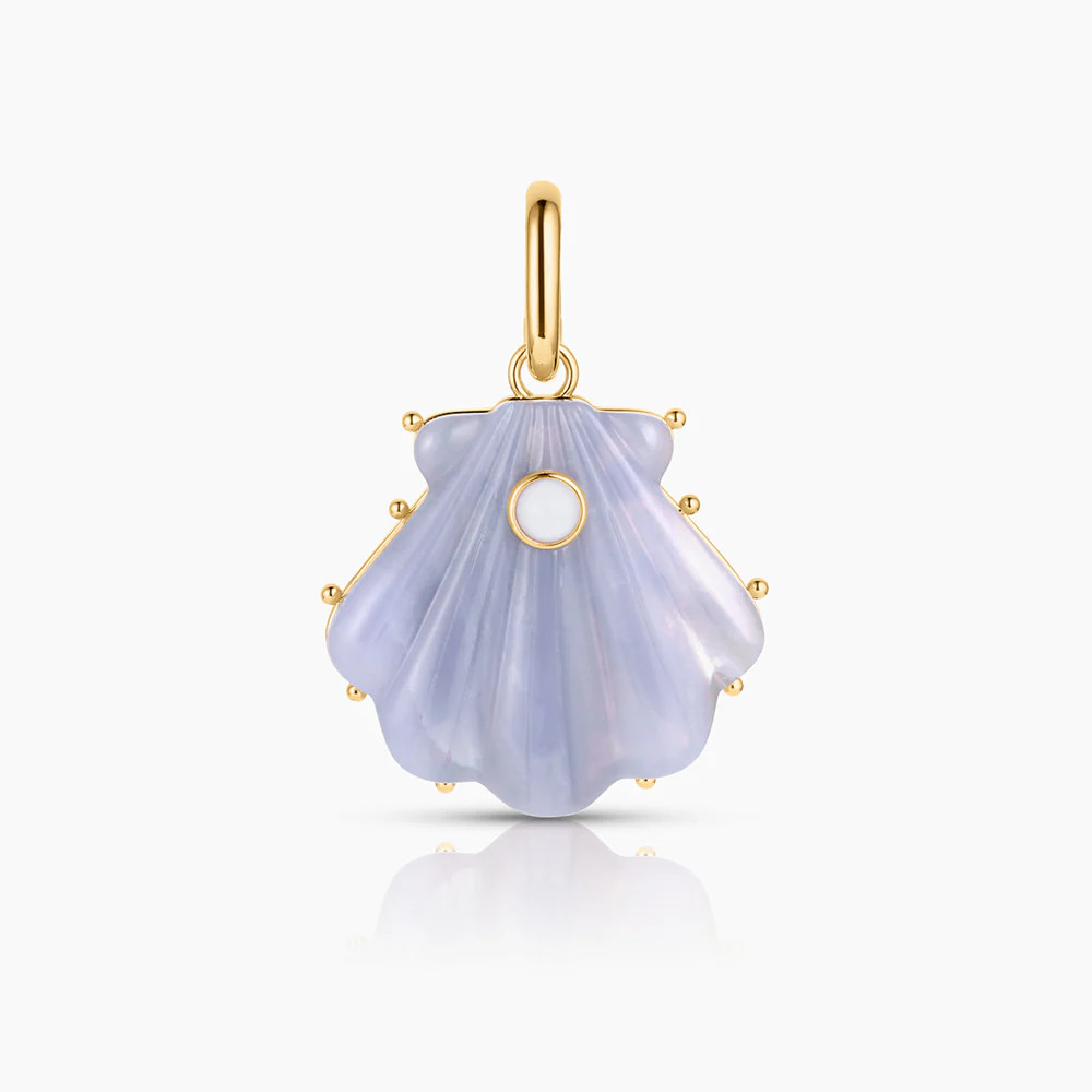 Marea Blue Lace Shell Clip | Thatch
