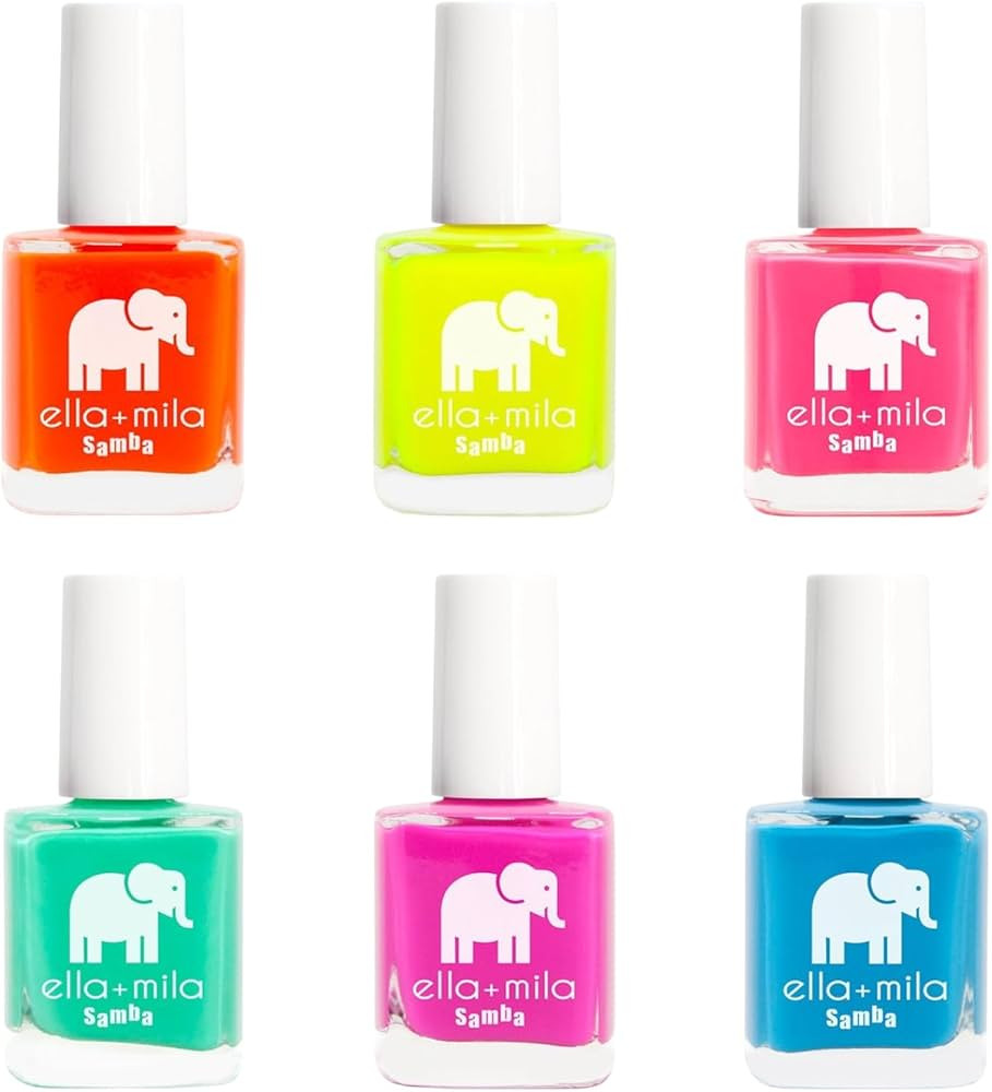 ella+mila Nail Polish Set \u2013 Samba Collection 6-Pack \u2013 Quick Dry, Chip-Resistant & 17-Fr... | Amazon (US)