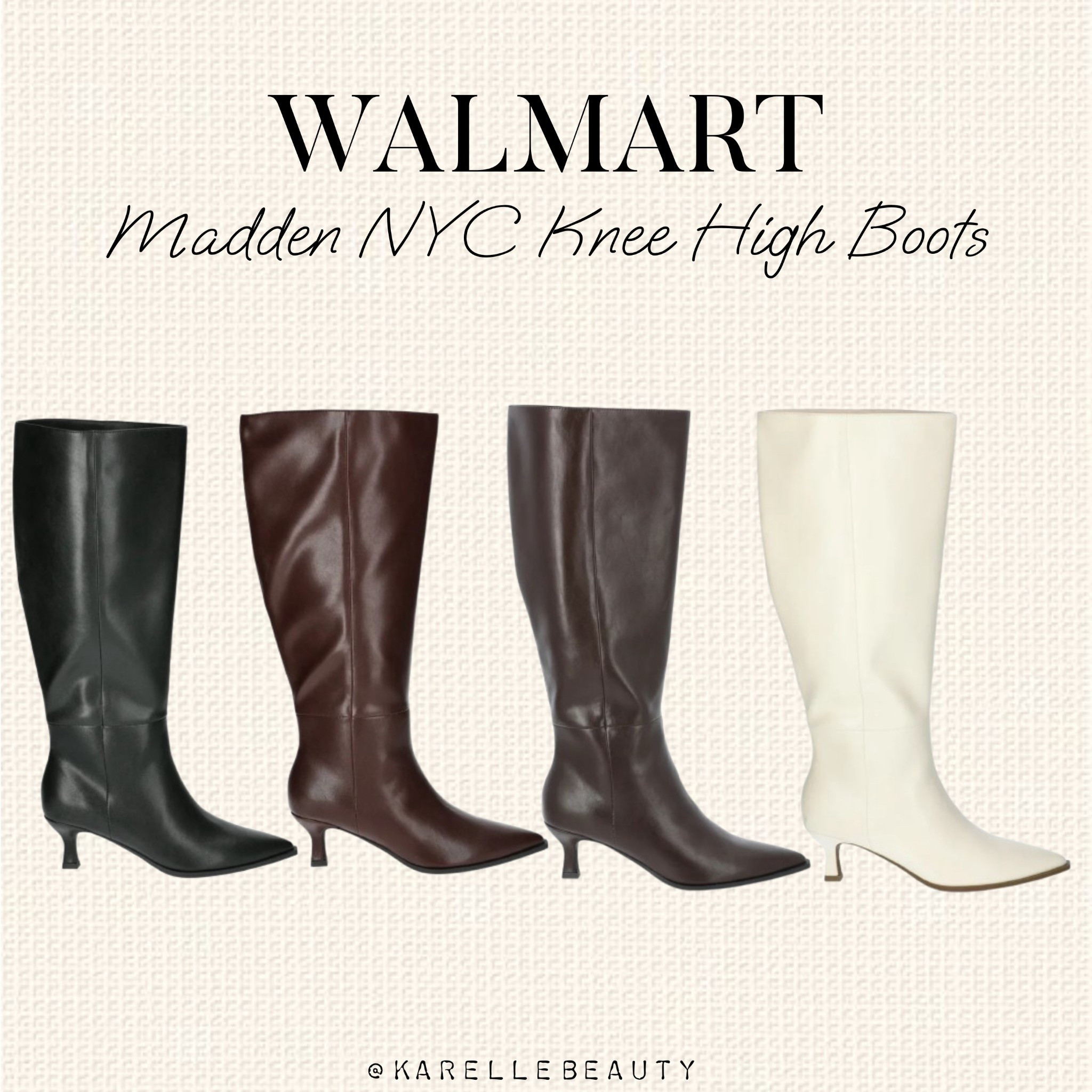 Madden NYC Faux Leather Knee High Boots. 

#LTKSeasonal #LTKShoeCrush #LTKFindsUnder100