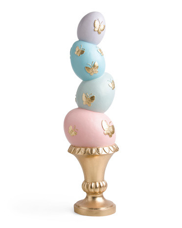 4ft Stacked Eggs On Pot | TJ Maxx