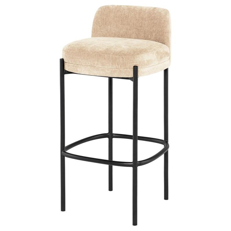 Inna Counter Stool w/ Backrest | Burke Decor