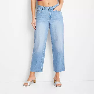 Women's High-Rise Straight Leg Denim Pant - Future Collective™ with Gabriella Karefa-Johnson Li... | Target