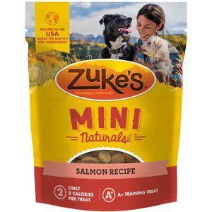 ZUKE'S Mini Naturals Salmon Recipe Training Dog Treats, 6-oz - Chewy.com | Chewy.com