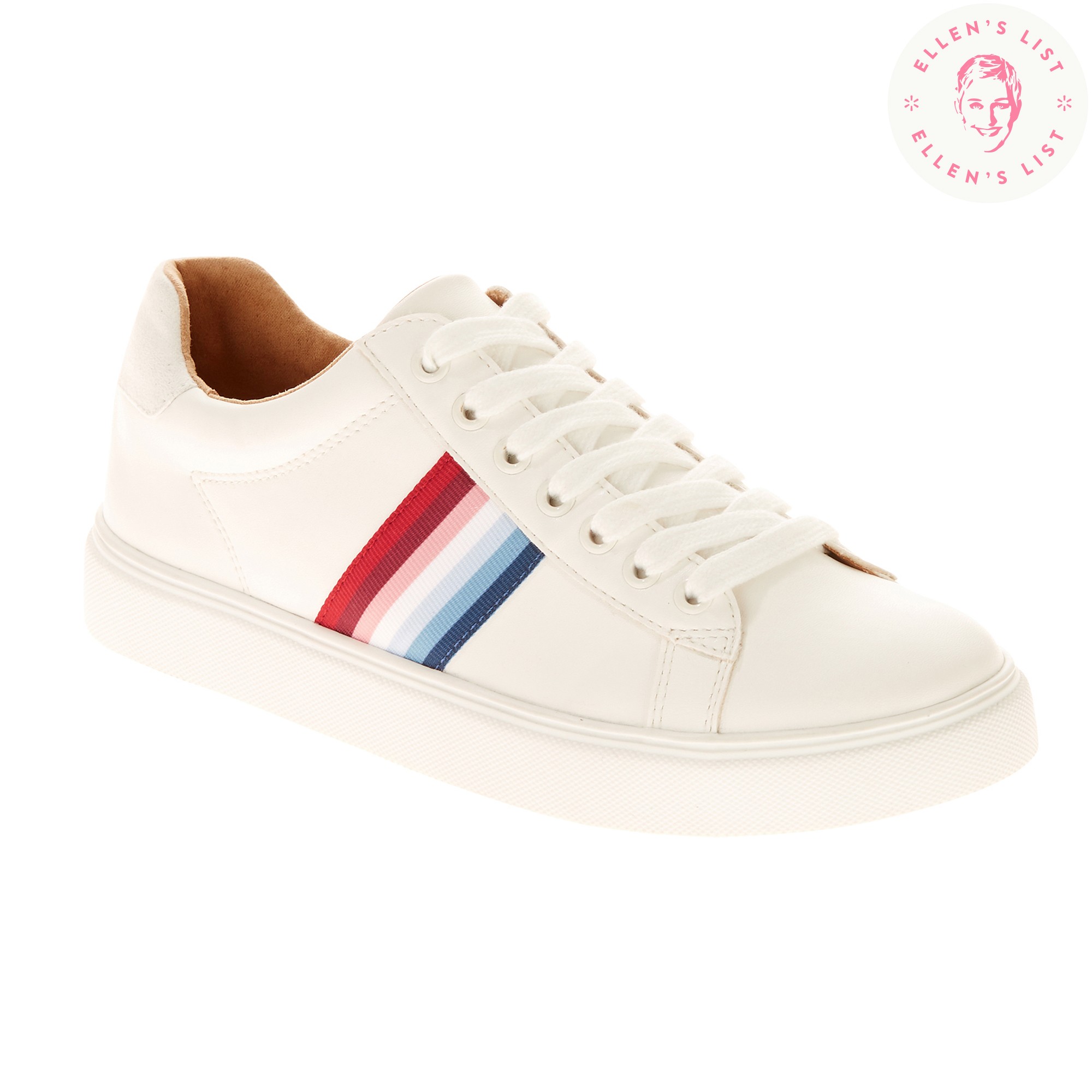EV1 from Ellen DeGeneres - EV1 from Ellen DeGeneres Women's Cupsole Lace Up Trainer (White) - Wal... | Walmart (US)