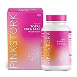 Pink Stork Total Prenatal Vitamin with DHA and Folic Acid: Doctor Formulated, Folate, Iron, Bioti... | Amazon (US)