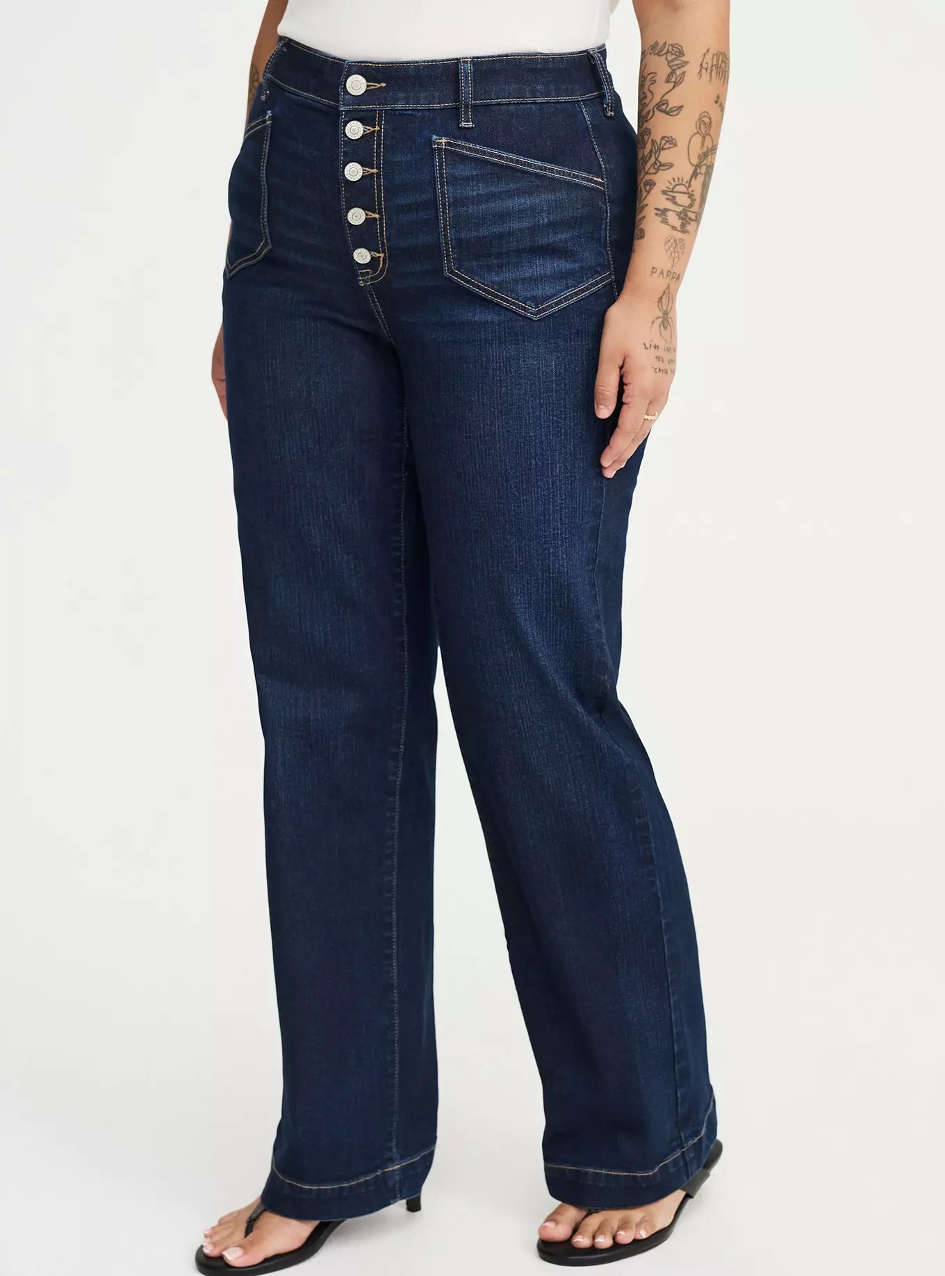 High-Rise Wide Leg Jean | Torrid (US & Canada)