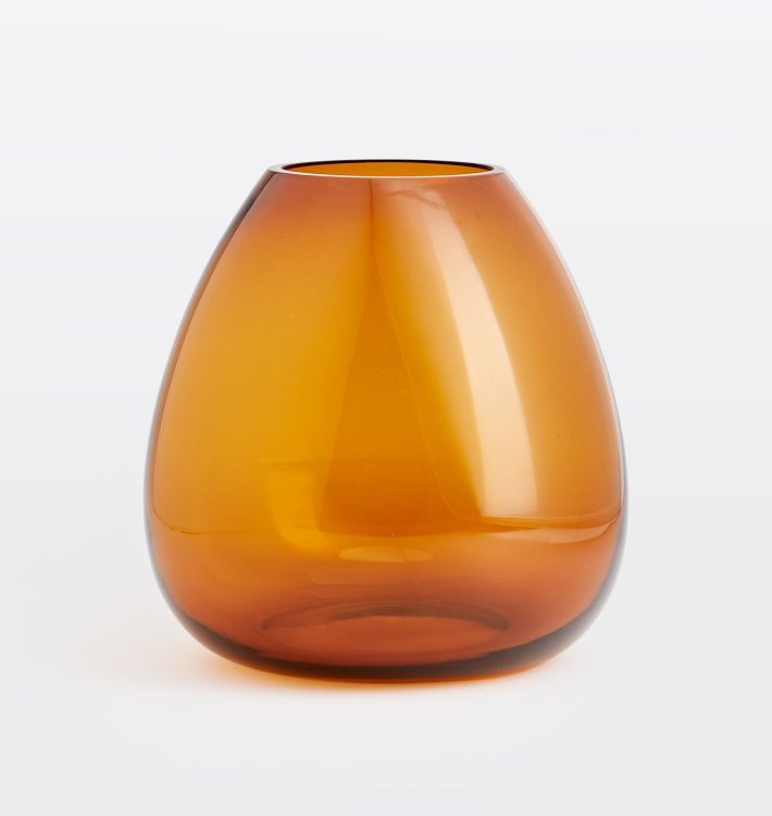 Audrey Medium Wide Mouth Glass Vase | Rejuvenation
