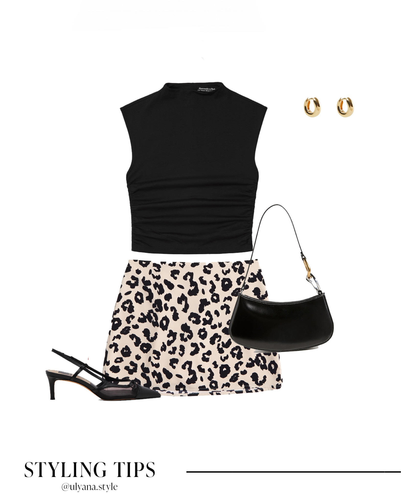 A black top paired with a satin mini skirt, a black handbag, and sling back heels makes a cute date night or summer outfit idea.
.
.
.
.
.
.
#LTKxAF #LTKBacktoSchool #LTKSeasonal #LTKU #LTKSaleAlert #LTKParties #LTKTravel #LTKShoeCrush #LTKItBag

Summer outfits | summer tops | summer shoes | skirt outfits | cheetah skirt | leopard skirt | mini skirt outfit | satin skirt outfit | cute tops | dressy tops | date night tops | date night outfit | black heels | summer bags | trendy bags | 

#LTKStyleTip #LTKFindsUnder50 #LTKFindsUnder100
