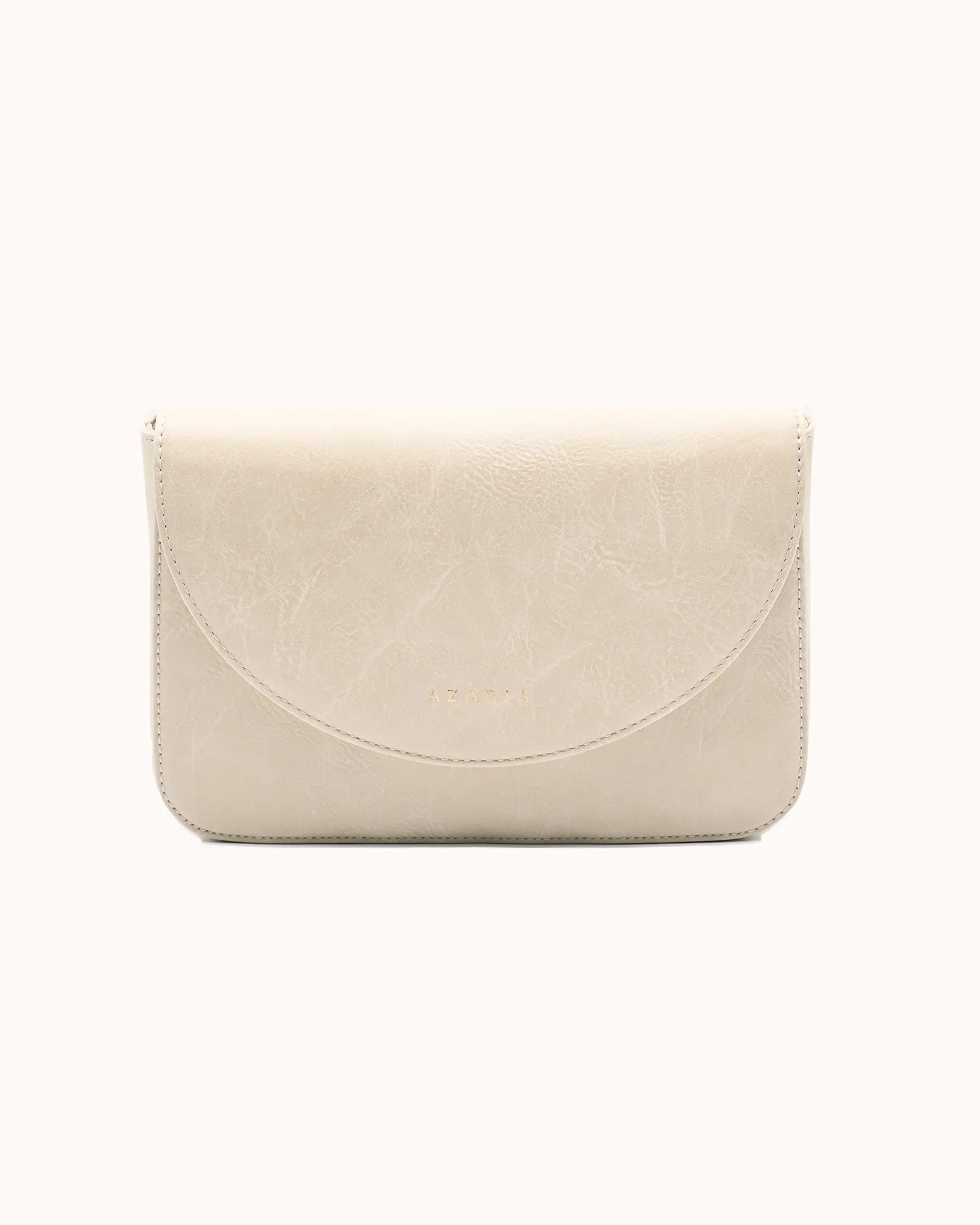 Rue Naomi Vegan Leather Crossbody Bag Bone | AZARIA