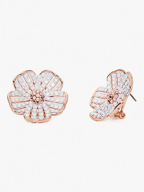 glistening petals flower statement studs | Kate Spade (US)