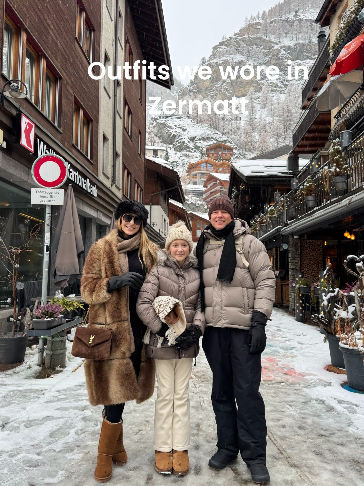 Winter outfits we wore in Zermatt 🇨🇭elegant coat and a warm base 
I am wearing a thermal set + fleeced leggings underneath 


#LTKHoliday #LTKOver40 #LTKTravel