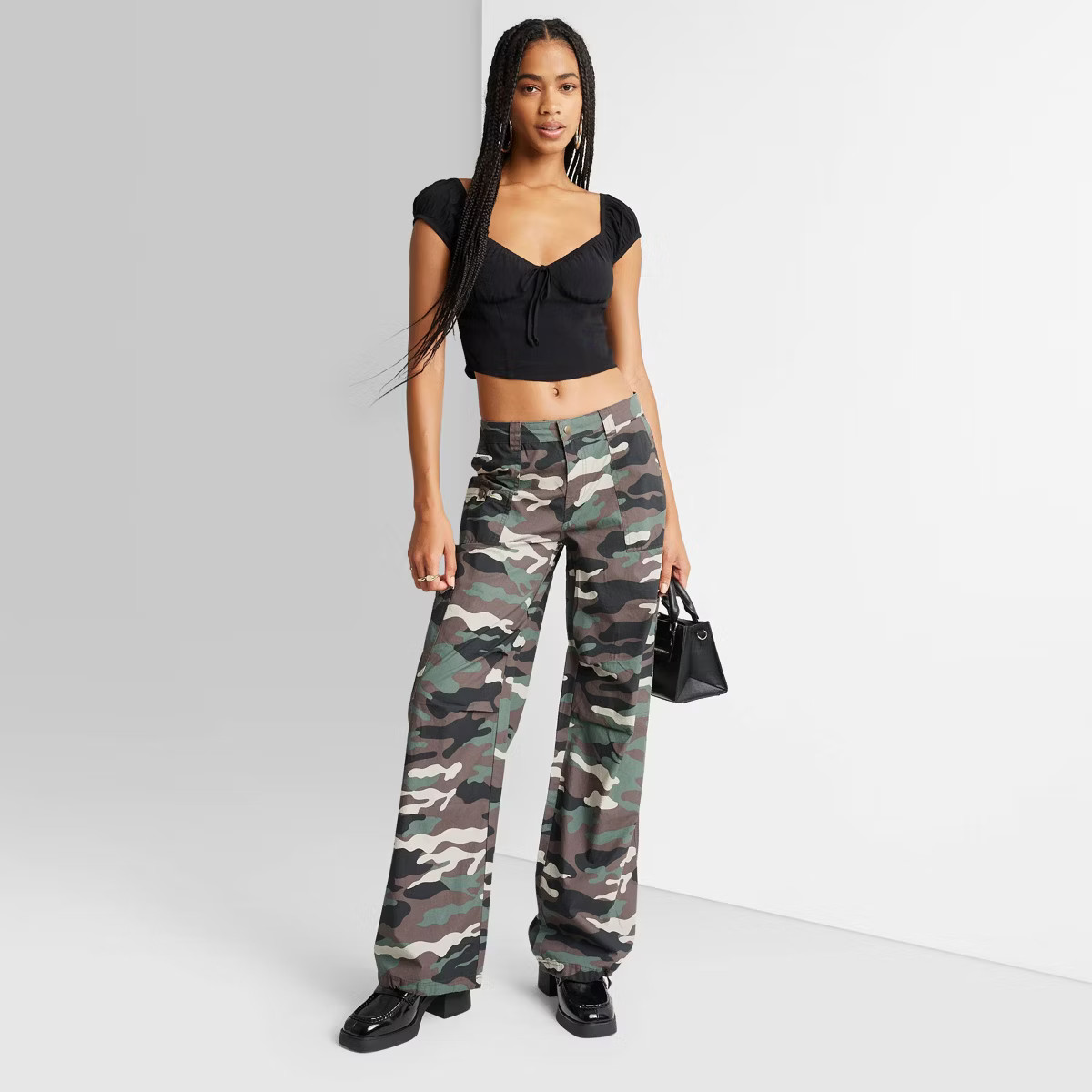 Women's Mid-Rise Parachute Pants - Wild Fable™ | Target