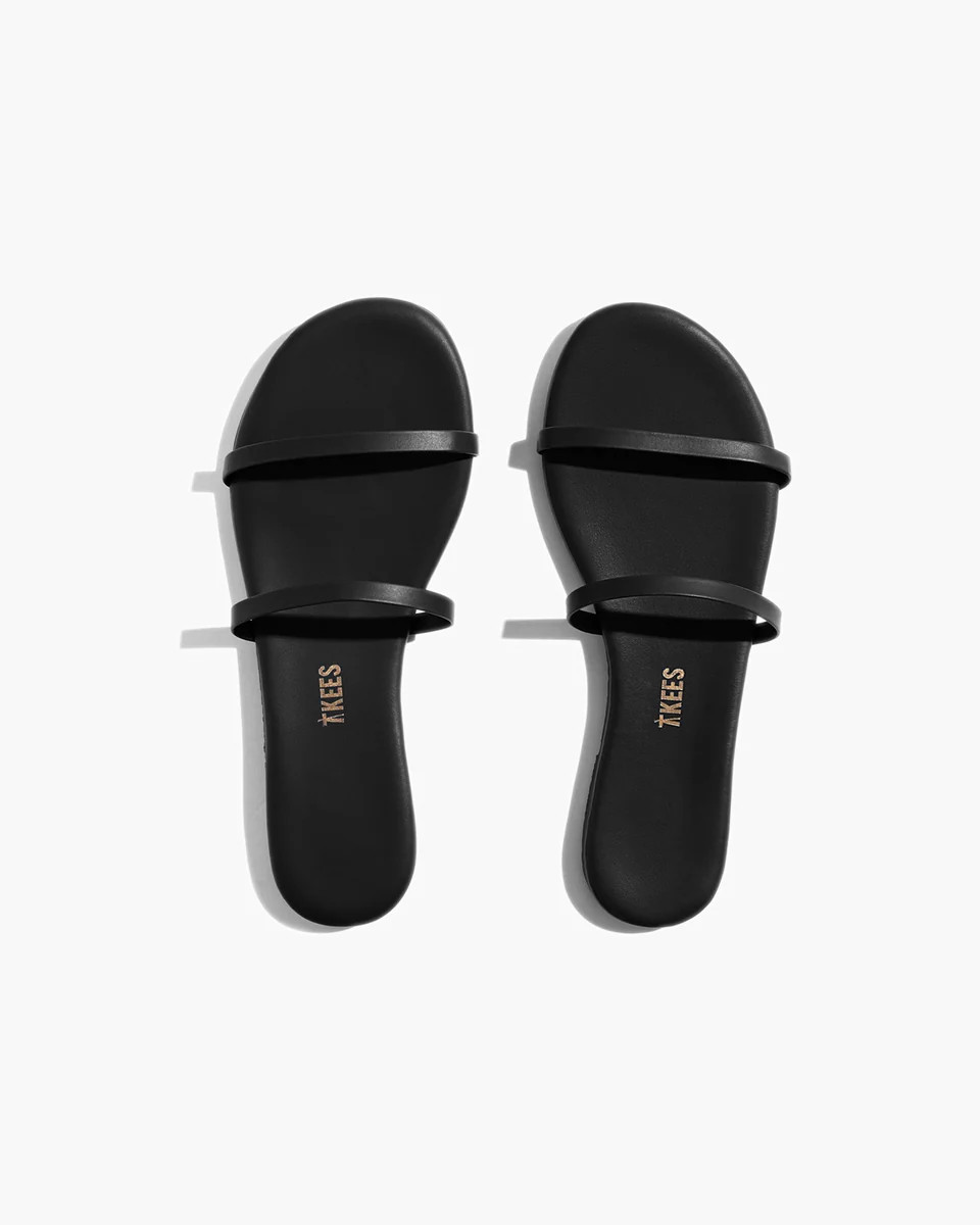 Gemma Vegan in Black | Sandals | Women's Footwear | TKEES