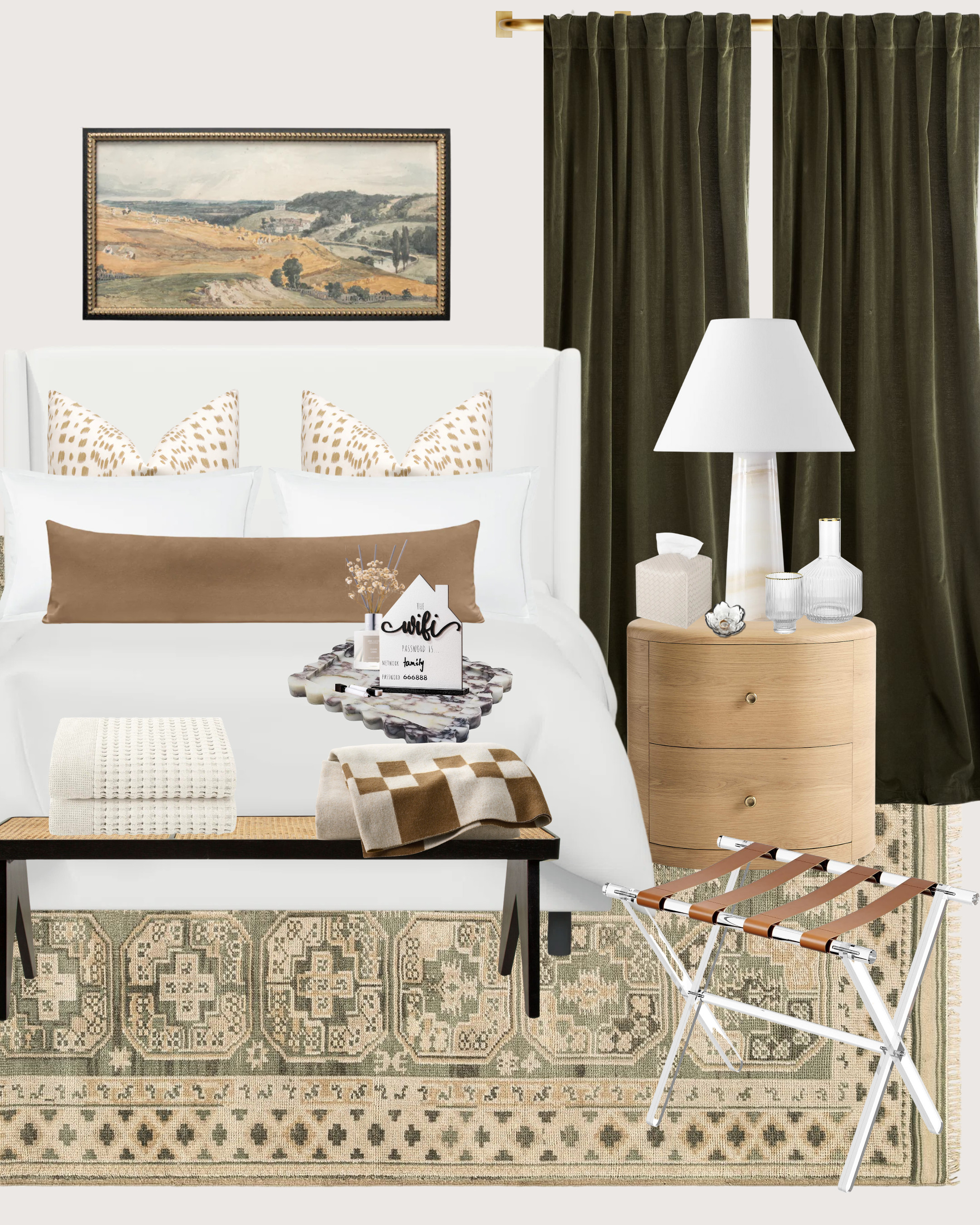 Hosting overnight guests isn’t about having a “spare room.”
It’s about creating a moment where people feel genuinely welcomed.

Here’s how to make your guest room feel like a boutique hotel — without renovating anything:

✨ Luggage stand (Amazon) — so guests don’t have to unpack from the floor
✨ Throw blanket + luxe quilt at the end of the bed — easy warmth, layered texture
✨ Tray on the nightstand — a designated spot for jewelry, glasses, phone
✨ Water carafe + glasses (Amazon) — no wandering your house in the dark
✨ Satin pillowcases (Amazon) — comfort upgrade + hair + skin friendly
✨ Tissue box cover + reed diffuser — tiny detail, huge difference

Small touches signal intentionality.
You’re not just giving them a room…
You’re saying: “I prepared this space for you.”

Most of these items are from Amazon (fast shipping!), and everything is linked for you on LTK.
Tap to shop and get your guest room holiday-ready before the chaos hits. 

 #LTKHoliday #LTKSeasonal #LTKHome