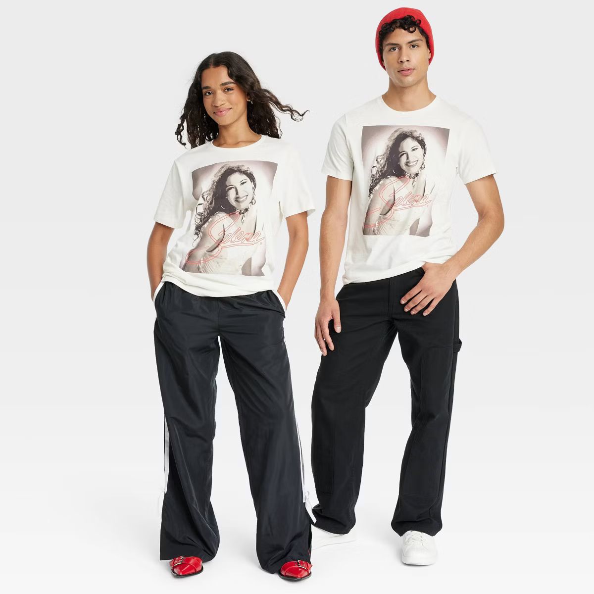 Latino Heritage Month Adult Short Sleeve Selena Graphic T-Shirt - White | Target