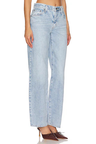 LEVI'S Baggy Dad Straight Jeans in Fan Flare from Revolve.com | Revolve Clothing (Global)