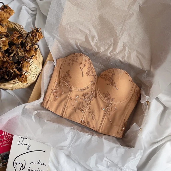 Crop Top Bustier Corset | Etsy | Etsy (US)