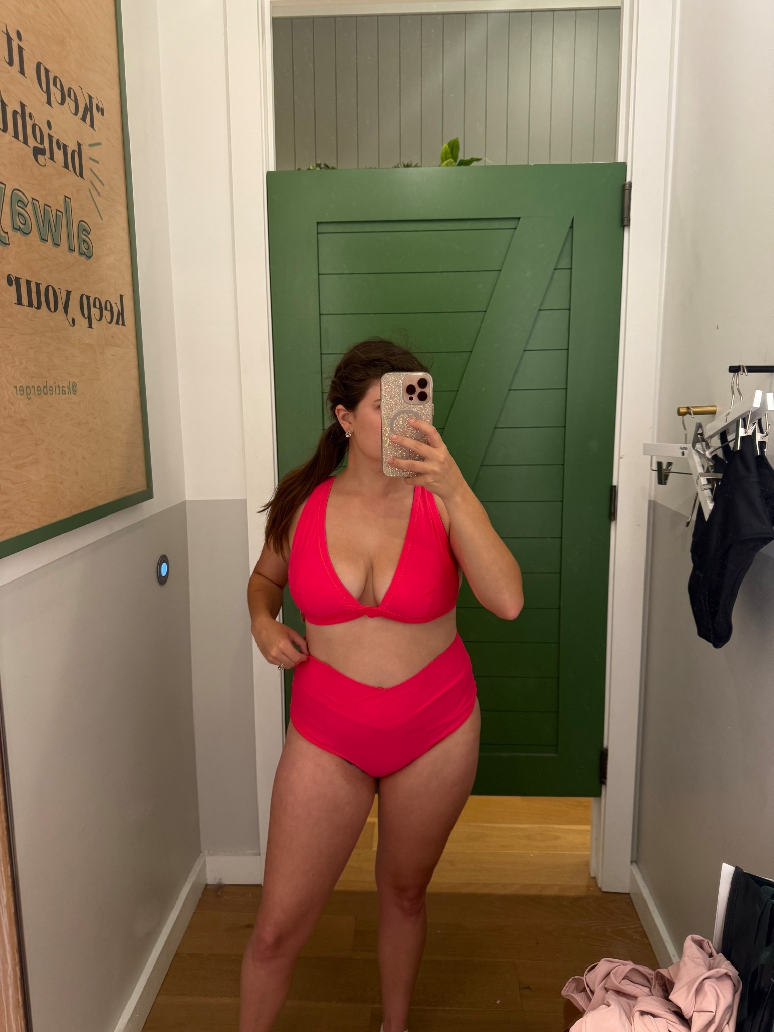 Aerie swimsuit for mom bodies. 
Wearing L in both. 
Size 10 

#swimsuit #mombod #momfriendly #swimwear #bikini #aerie 

#LTKFindsUnder100 #LTKMidsize #LTKSwim
