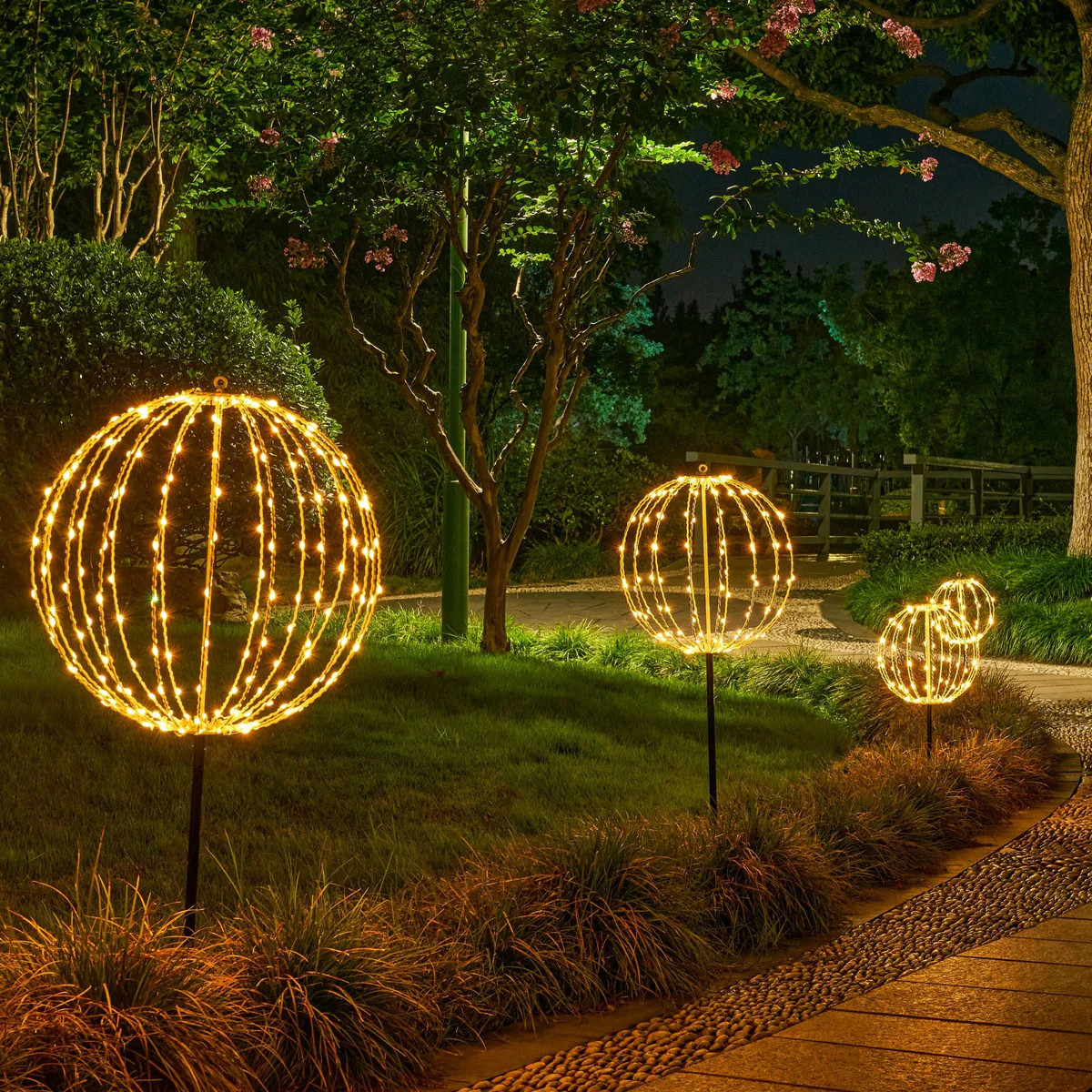 LED Ball Light, Warm White, Various Sizes and Finishes | E Home International Inc