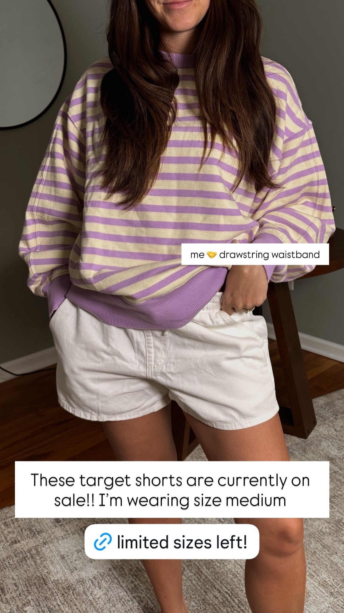 Target shorts  These target shorts are currently on sale!! I’m wearing size medium me 🤝 drawstring waistband