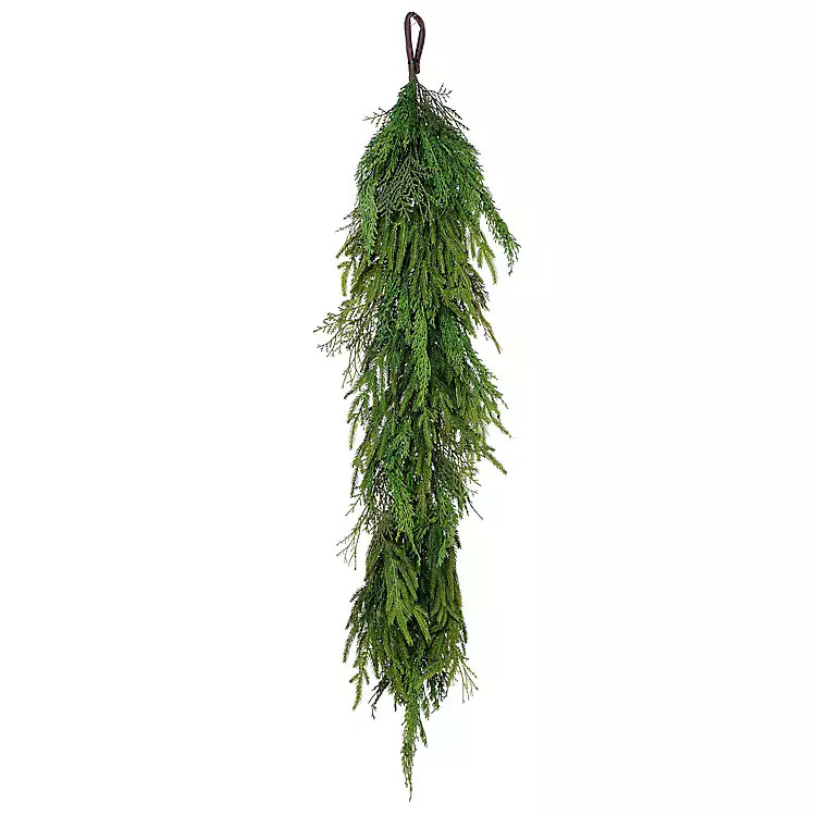 Natural Norfolk Cyprus Garland | Kirklands