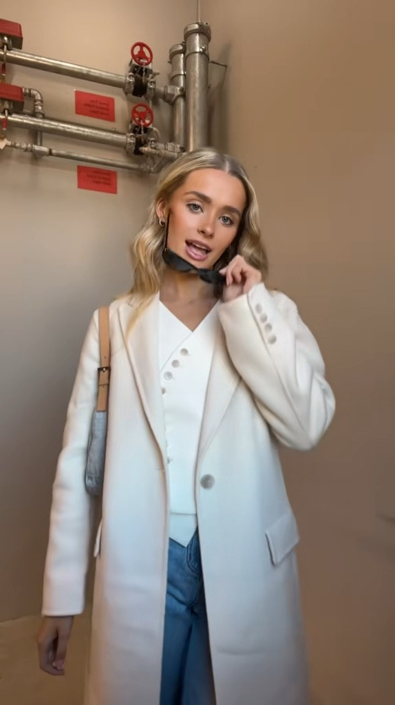 coat szn! The warmest and softest coat 🫶🏻 paired with an asymmetric cream vest, the details 🤌🏻 wearing size 6 in both xx

#LTKwinter #LTKstyletip #LTKaustralia