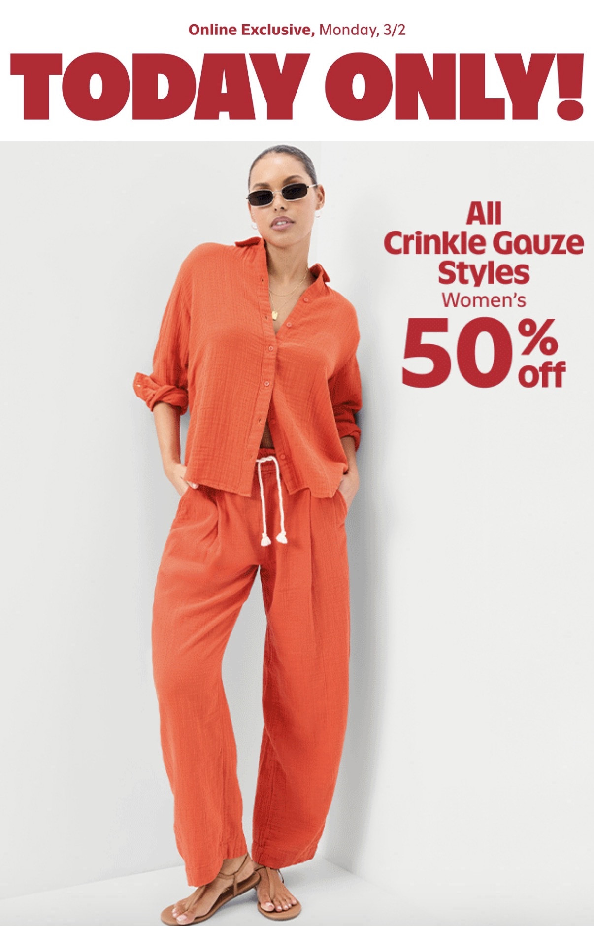 Old Navy deal of the day is 50% off women’s vacation sets and baby this is your sign ✈️🌴

Matching shorts and tops.
Flowy wide leg sets.
Lightweight linen vibes.
Easy airport outfits.

These are the grab and go looks you’ll wear on repeat all spring and summer. I linked my favorite vacation sets so you can shop before they sell out.

#OldNavyStyle #VacationOutfits #MatchingSets #SpringWardrobe #TravelStyle #AirportLook #SummerLoading #ShoppingWithPriiincesss #Atlantamom #Atlantabloggers #Atlantablogger #AtlantaCreator #Atlantacontentcreators #Atlantacontentcreator

#LTKSaleAlert #LTKTravel #LTKSpringSale